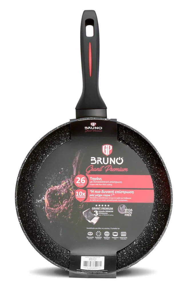 Φωτογραφία προϊόντος: BRUNO τηγάνι Granit Premium BRN-0113 με αντικολλητική επίστρωση, 26cm