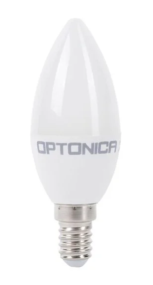 Φωτογραφία προϊόντος: OPTONICA LED λάμπα C37 1425, 5.5W, 6000K, E14, 450lm