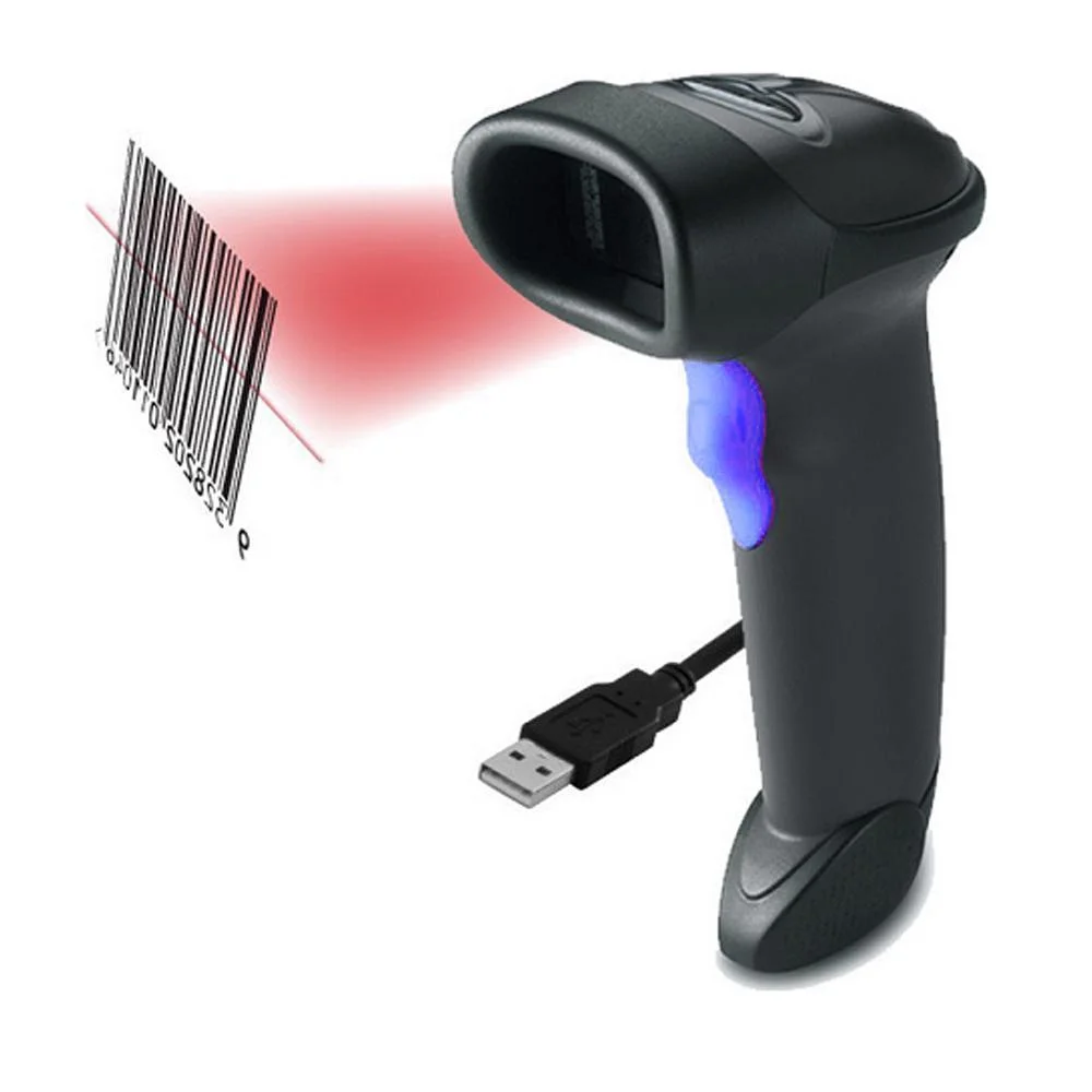 Φωτογραφία προϊόντος: OEM Barcode Scanner Χειρός Ενσύρματο με Δυνατότητα Ανάγνωσης 1D Barcodes U3 Μαύρο