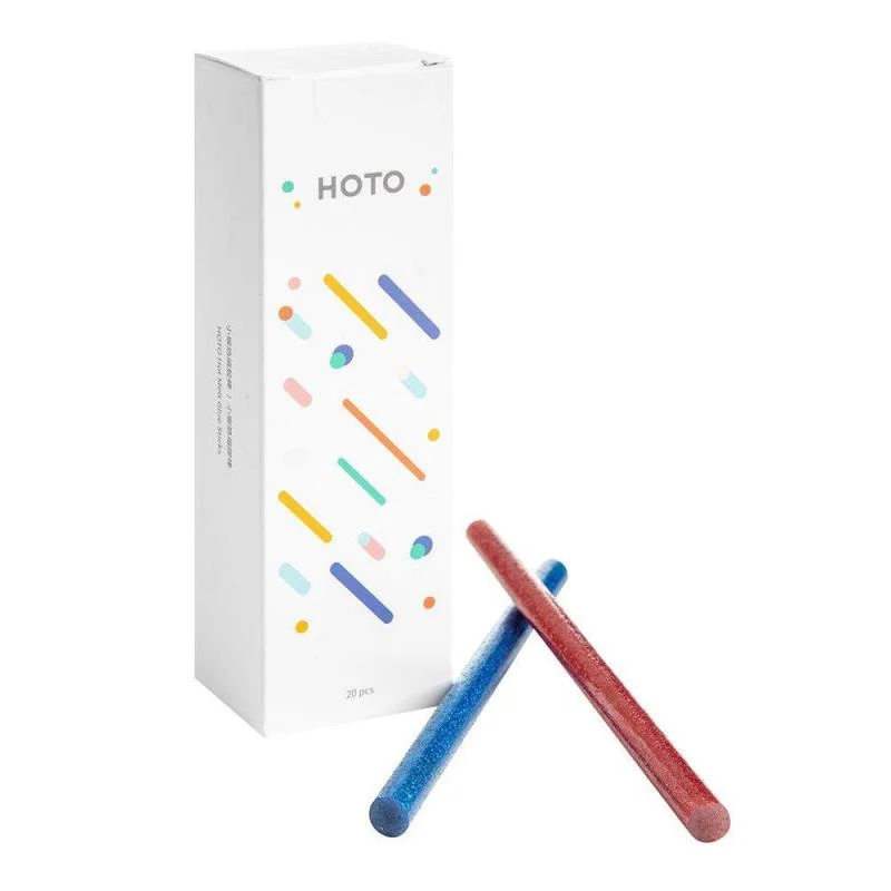 Φωτογραφία προϊόντος: Xiaomi Ράβδοι Σιλικόνης Hoto QWRJB001 για Πιστόλι Κόλλας Hoto Διάφορα Χρώματα (20 τεμ)