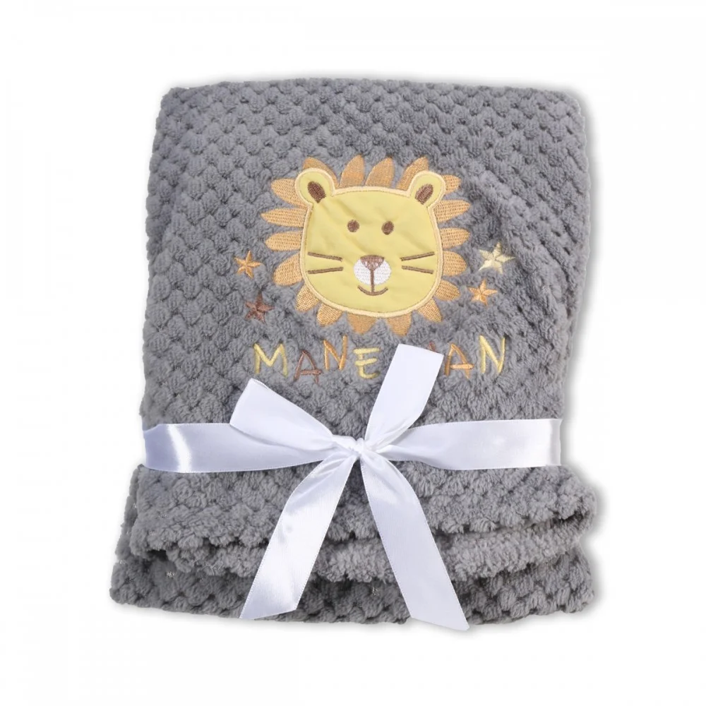 Φωτογραφία προϊόντος: Βρεφική Κουβέρτα Cangaroo Fleece Freya Grey 80x110 εκ.