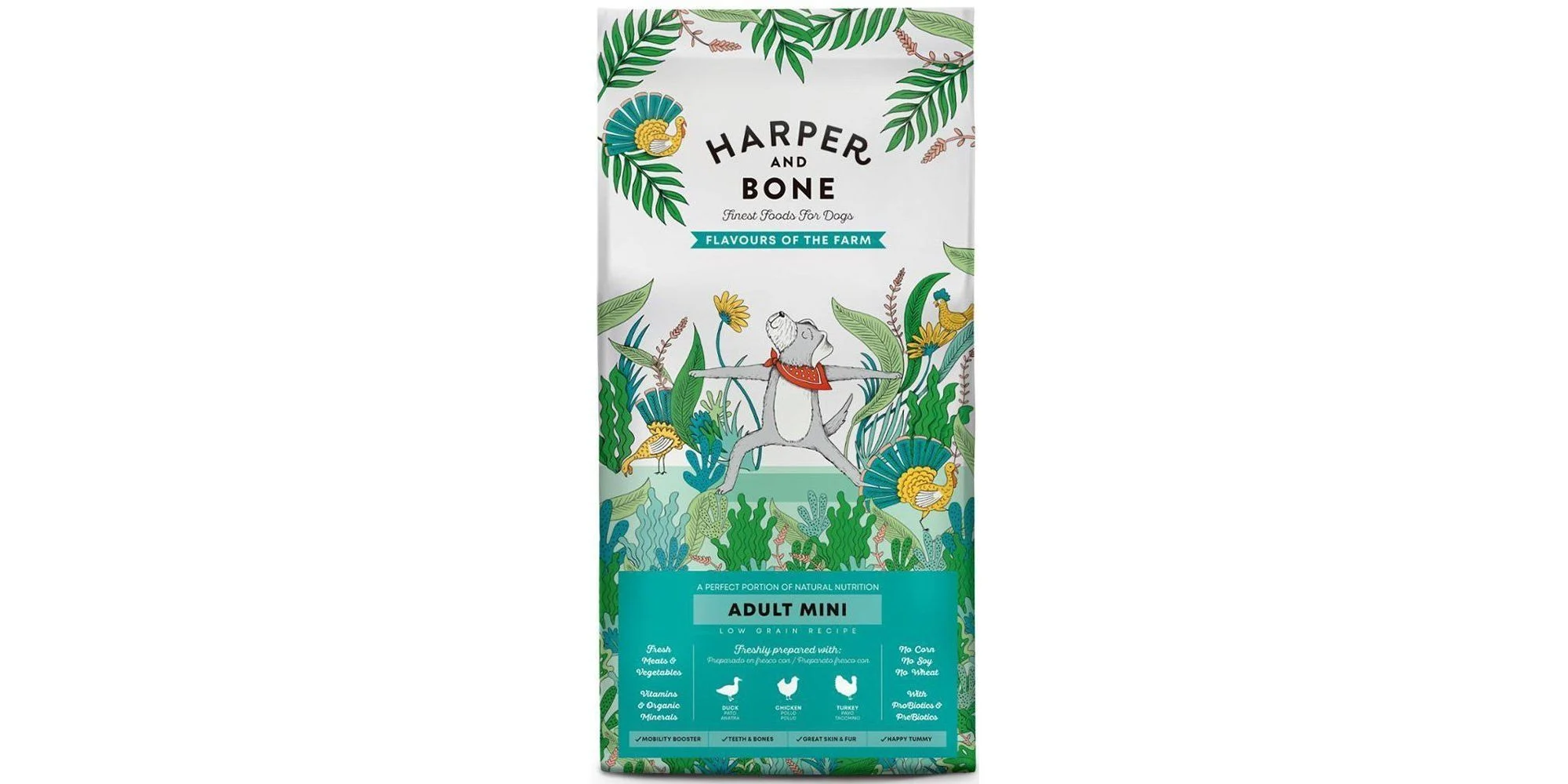 Φωτογραφία προϊόντος: Ξηρά Τροφή Σκύλου Harper + Bone Adult Mini Flavours Farm 2kg