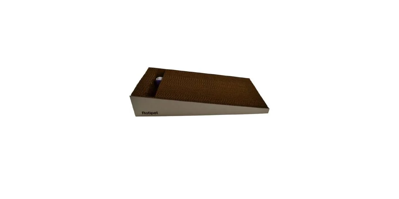 Φωτογραφία προϊόντος: ANGEL CAT SCRATCHER SML CREAMY WHITE 43x22x8CM