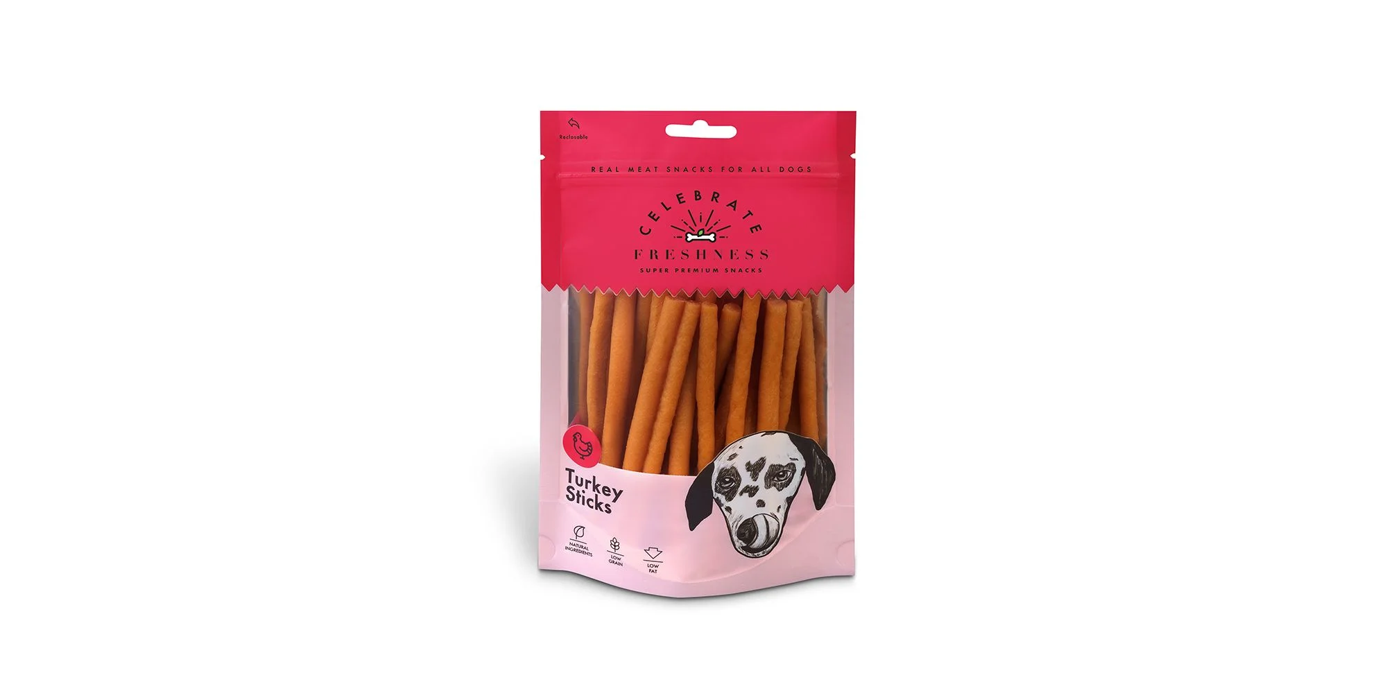 Φωτογραφία προϊόντος: Celebrate Freshness Λιχουδιές σε Stick Σκύλου με Λίγα Σιτηρά με Γαλοπούλα 100gr