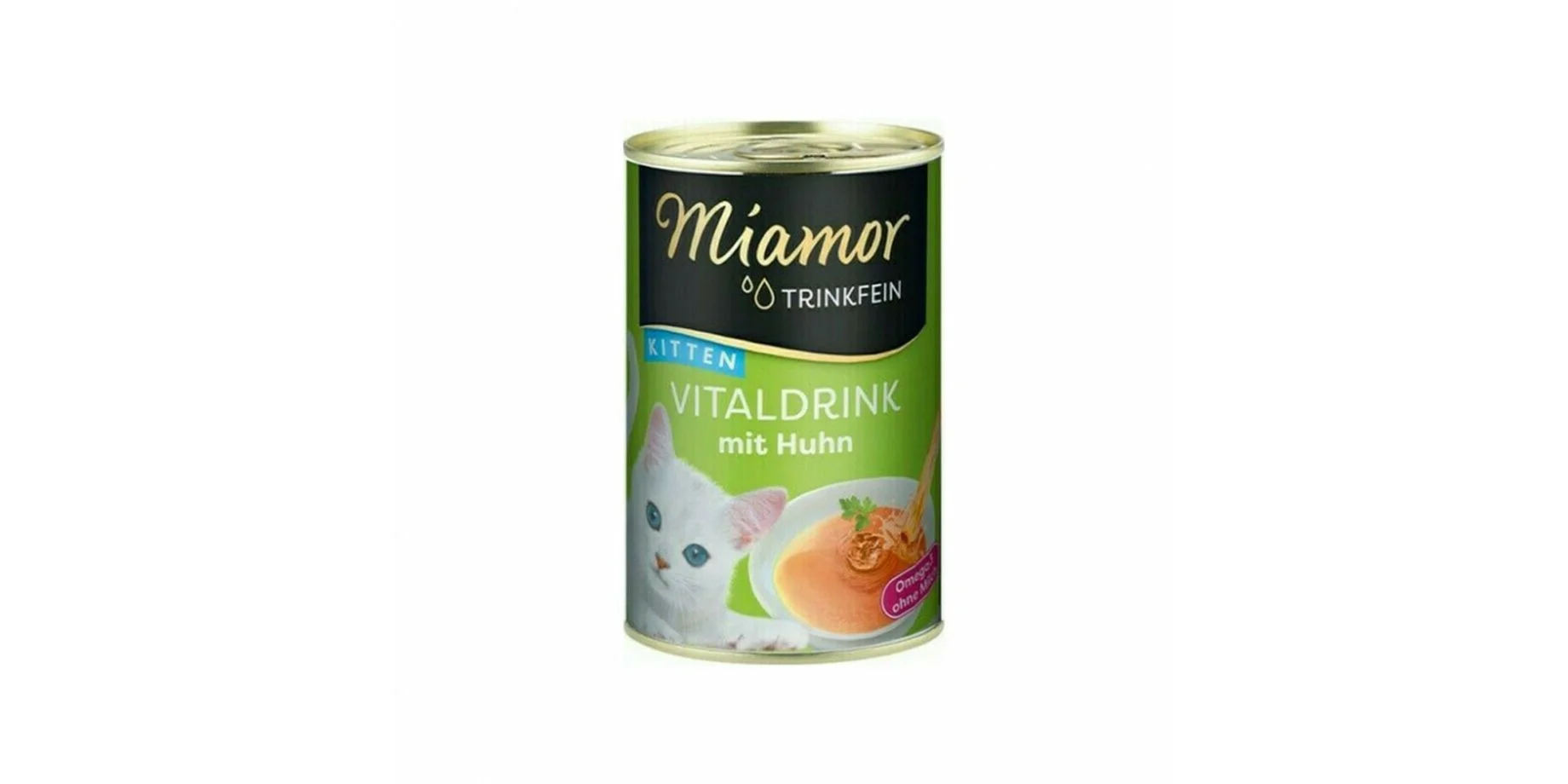 Φωτογραφία προϊόντος: Miamor TrinkFine Kitten Υγρή Τροφή για Ανήλικες Γάτες σε Κονσέρβα χωρίς Γλουτένη 135gr