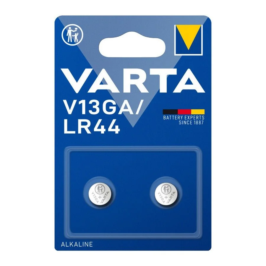 Φωτογραφία προϊόντος: Varta V13GA LR44 1.5V αλκαλικές μπαταρίες ρολογιών 2τμχ