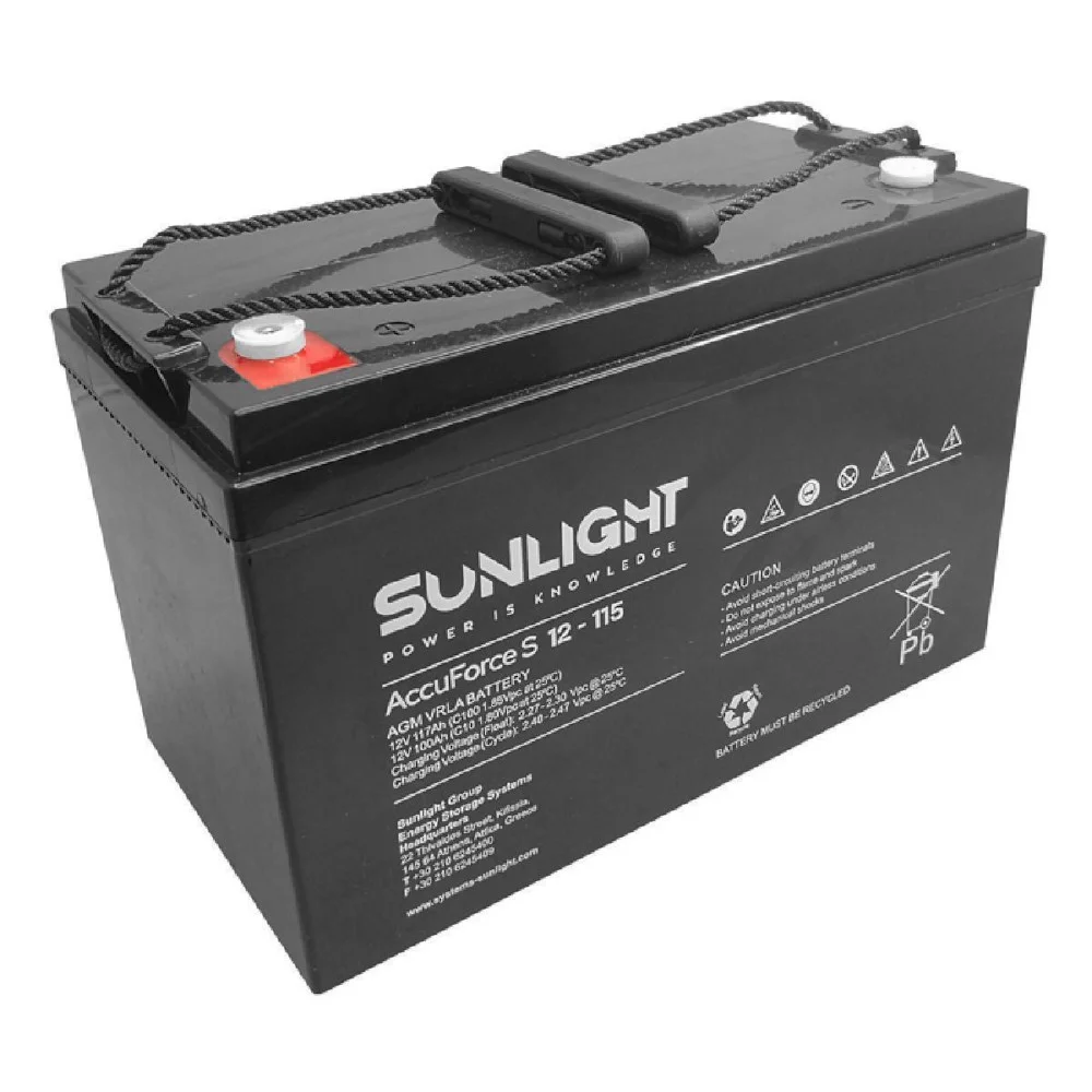 Φωτογραφία προϊόντος: Μπαταρία VRLA Sunlight ACCUFORCE12-115S 12V 115Ah