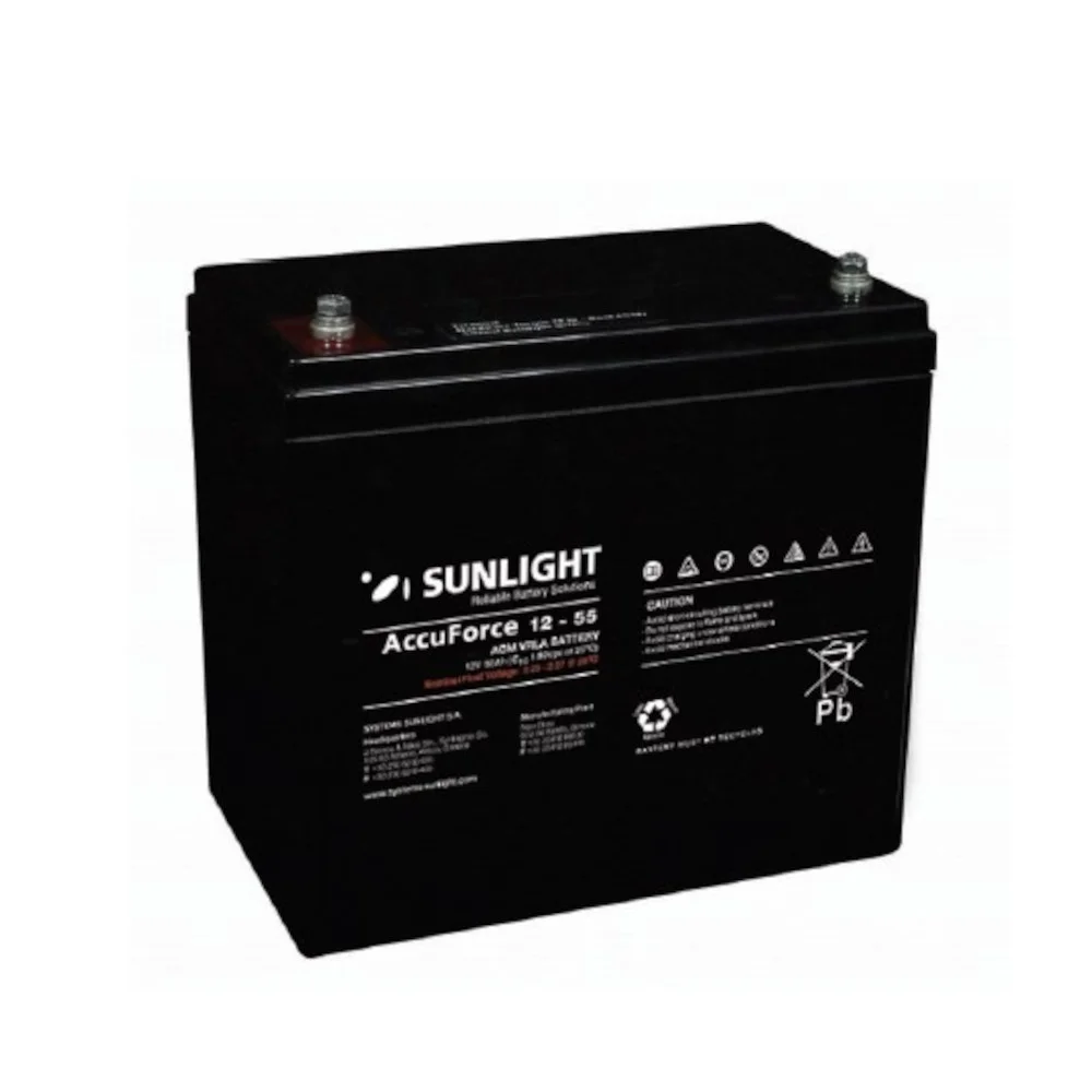 Φωτογραφία προϊόντος: Μπαταρία VRLA Sunlight ACCUFORCE12-55 12V 55Ah