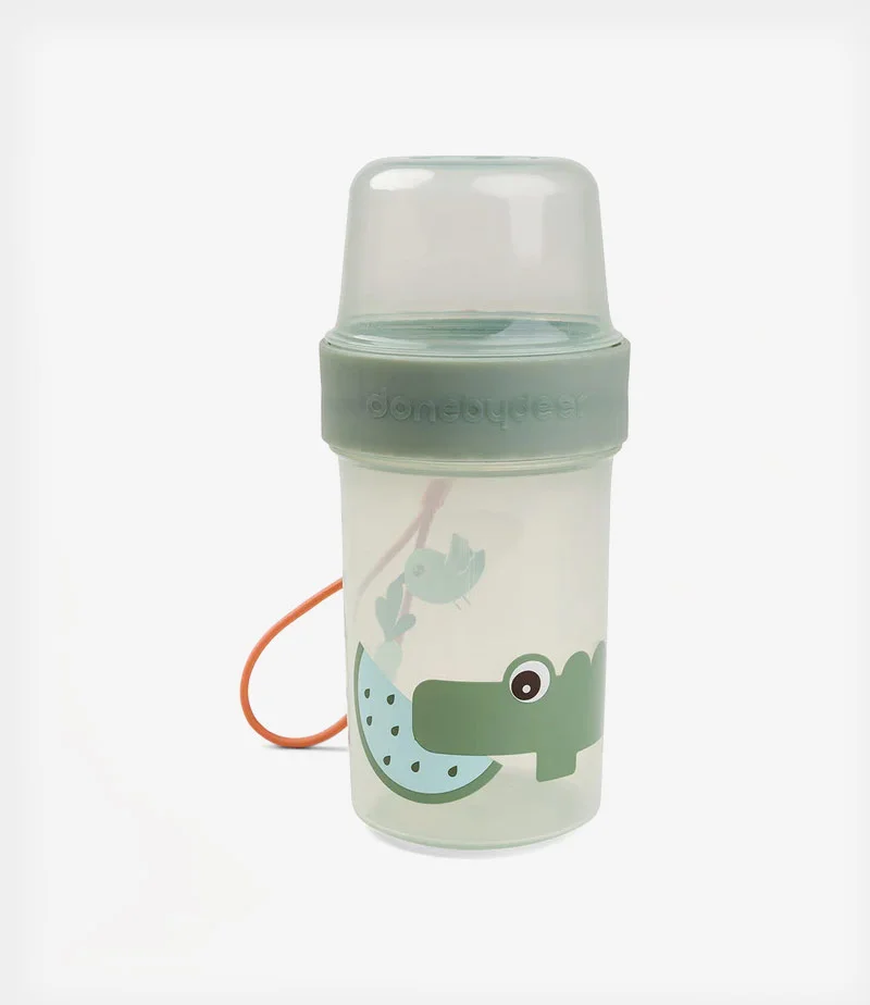 Φωτογραφία προϊόντος: Done By Deer To Go 2-Way Δοχείο Snack Croco - Green