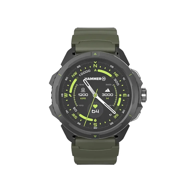 Φωτογραφία προϊόντος: Hammer Watch 2 Titanium Military Edition, AMOLED, 1.5" Waterproof (Khaki)
