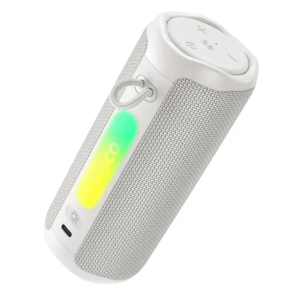 Φωτογραφία προϊόντος: Ηχείο Bluetooth Hoco HC50, 8W, TWS, RGB, Αδιάβροχο, Λευκό