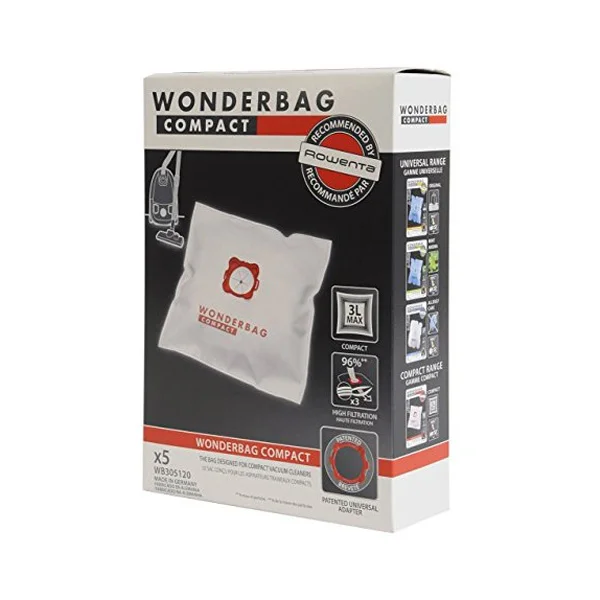 Φωτογραφία προϊόντος: Σακούλες σκούπας Rowenta Wonderbag Universal υφασμάτινες