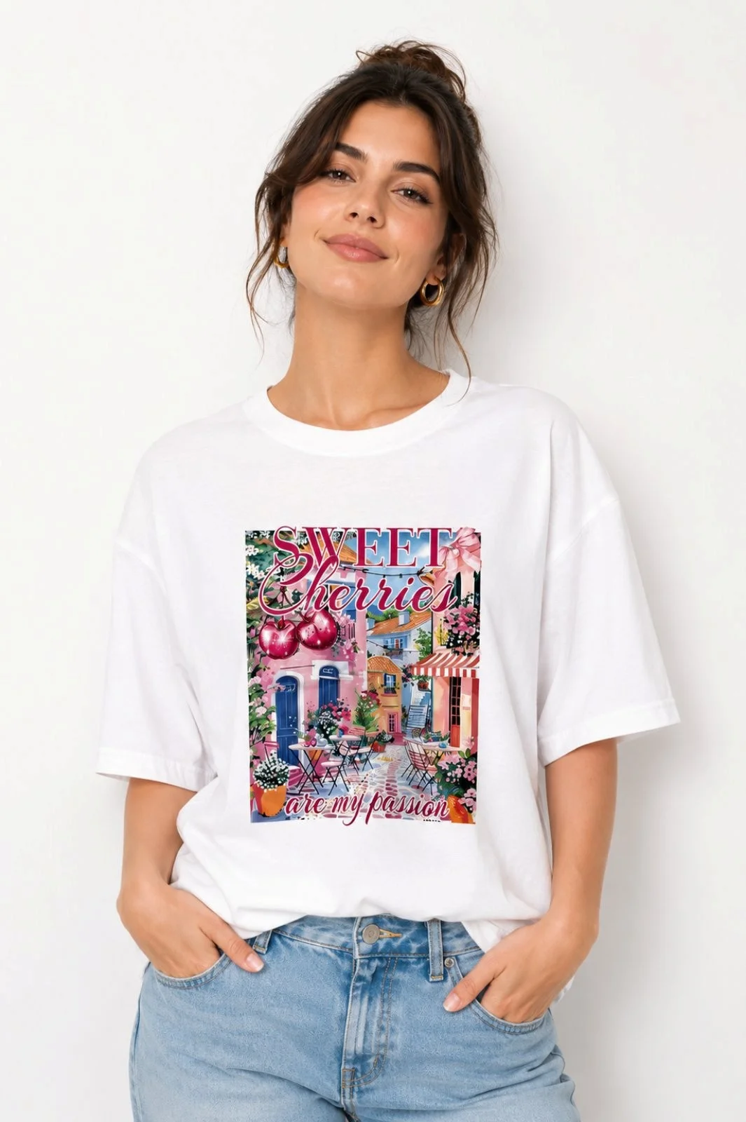 Φωτογραφία προϊόντος: ELUNA Sweet Cherries T-Shirt Oversized