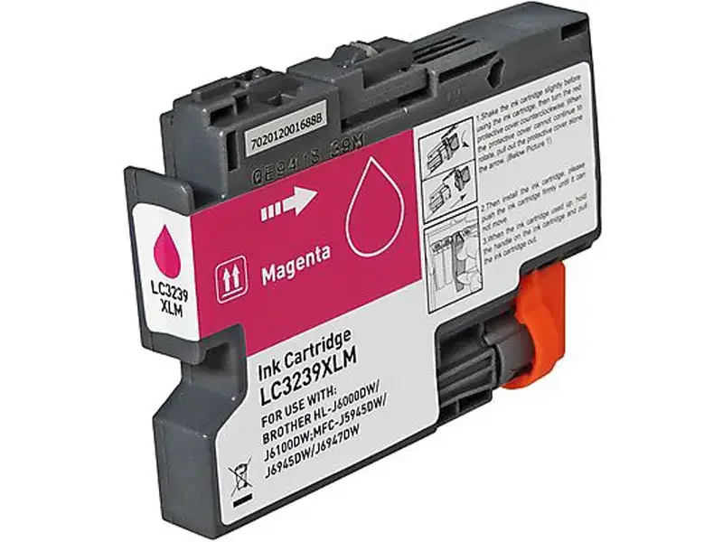 Φωτογραφία προϊόντος: Dragon Συμβατό μελάνι Brother LC3239xl Magenta