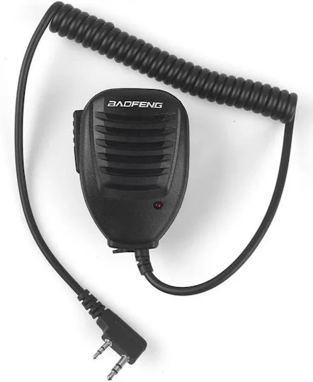 Φωτογραφία προϊόντος: PTT Microphone Handset and Speaker for Baofeng BF-888S, UV-5R, UV-5RE, UV-6R, Kenwoods, Wouxun, Puxing