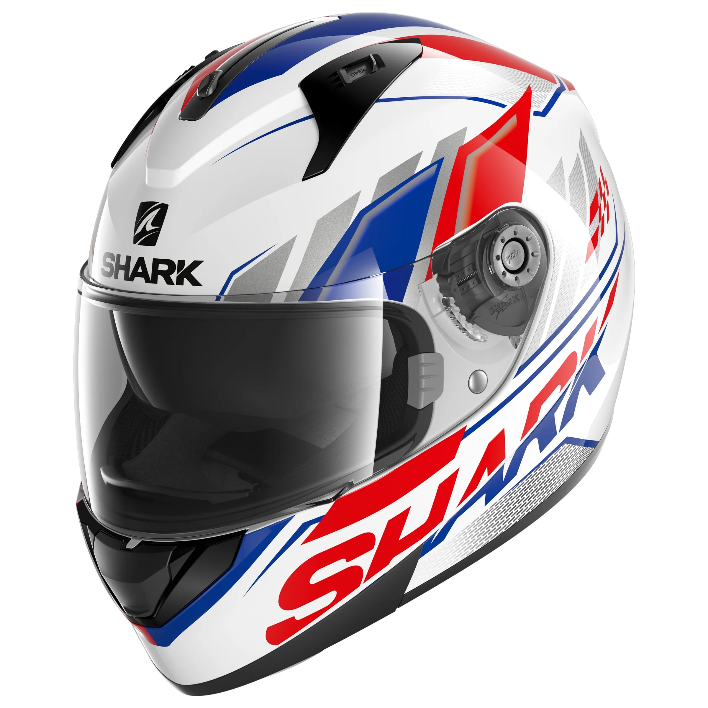 Φωτογραφία προϊόντος: SHARK Helmets Κράνος Shark - Ridill 1.2 PHAZ full face | κράνη μοτοσυκλέτας - Άσπρο/Κόκκινο/Μπλέ