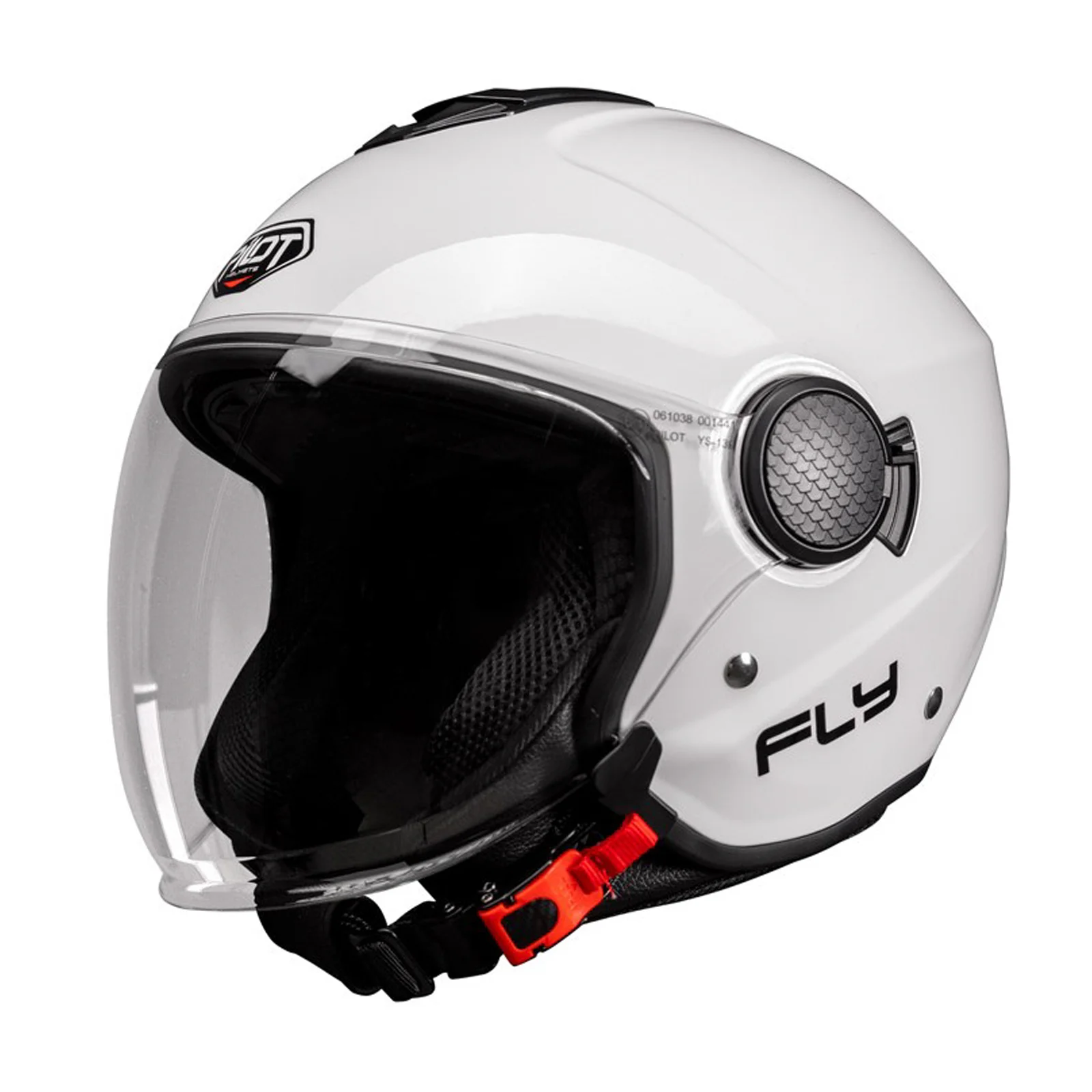 Φωτογραφία προϊόντος: Pilot Helmets Κράνος ανοιχτού τύπου Jet - Pilot - Fly - Λευκό