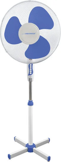 Φωτογραφία προϊόντος: Esperanza EHF001WB Pedestal Fan, 50W (White/Blue)
