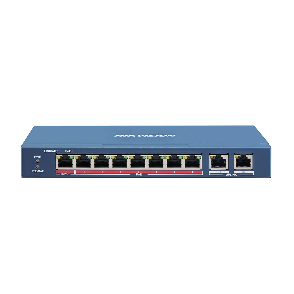 Φωτογραφία προϊόντος: Hikvision DS-3E0510P-E/M POE 8-port switch