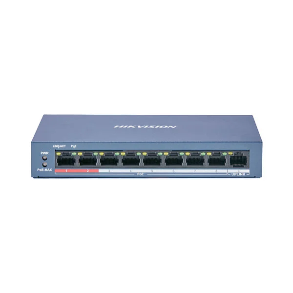 Φωτογραφία προϊόντος: Hikvision DS-3E0109P-E (C) POE 8-PORT switch