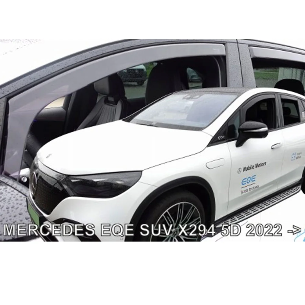 Φωτογραφία προϊόντος: Ανεμοθραυστες Για Mercedes Eqe 5D 2022+ Σετ Αυτοκινητου Απο Ευκαμπτο Φιμε Πλαστικο Heko - 4 Τεμ