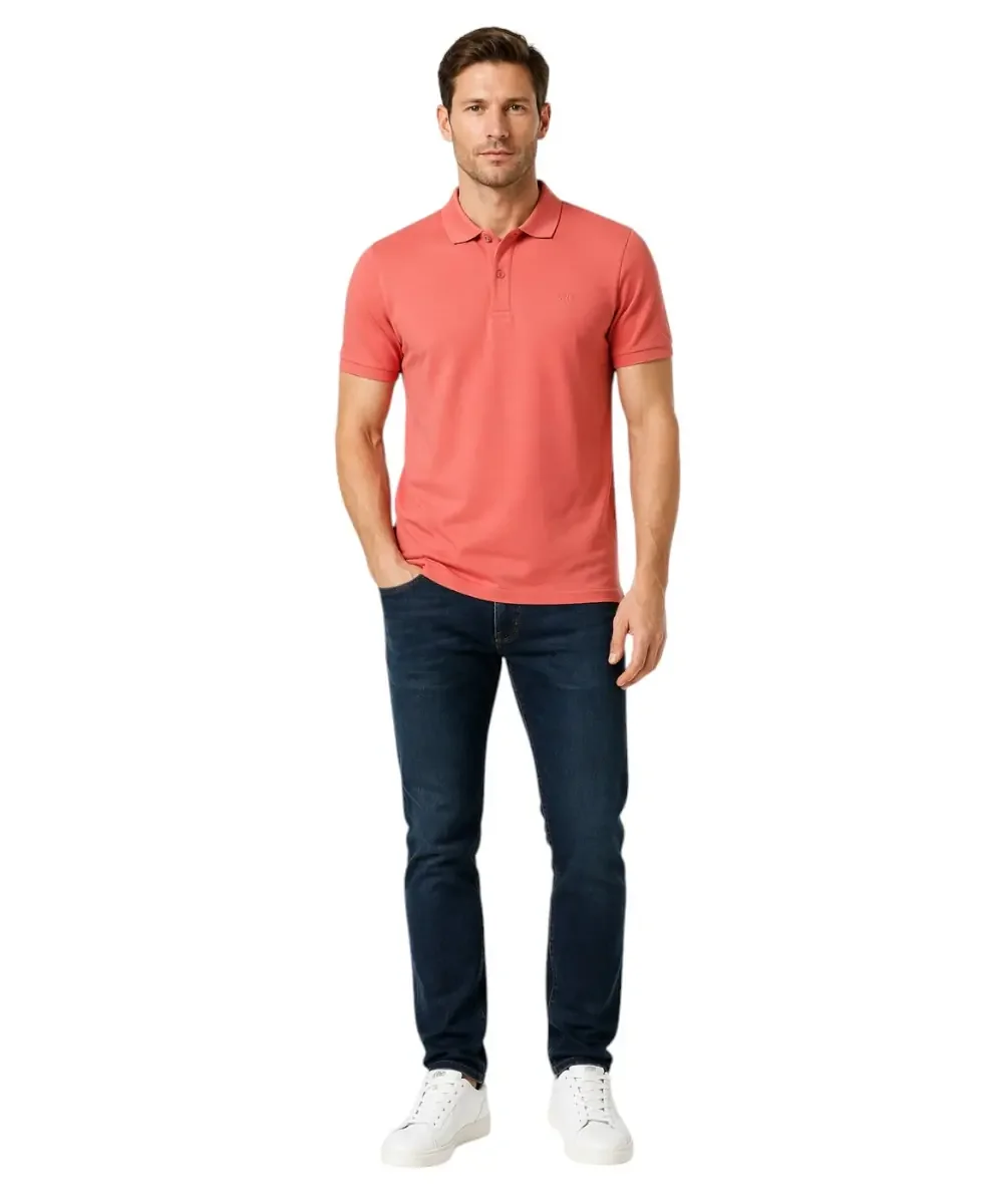 Φωτογραφία προϊόντος: Rifle- Ανδρικό T-shirt Polo RFP249-CILIEG Κόκκινο