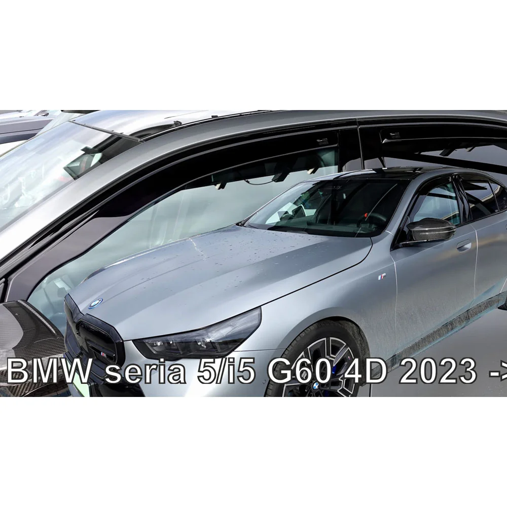 Φωτογραφία προϊόντος: Ανεμοθραυστες Για Bmw Σειρα 5/i5 G60 4D 2023+ Σετ Αυτοκινητου Απο Ευκαμπτο Φιμε Πλαστικο Heko - 4 Τεμ