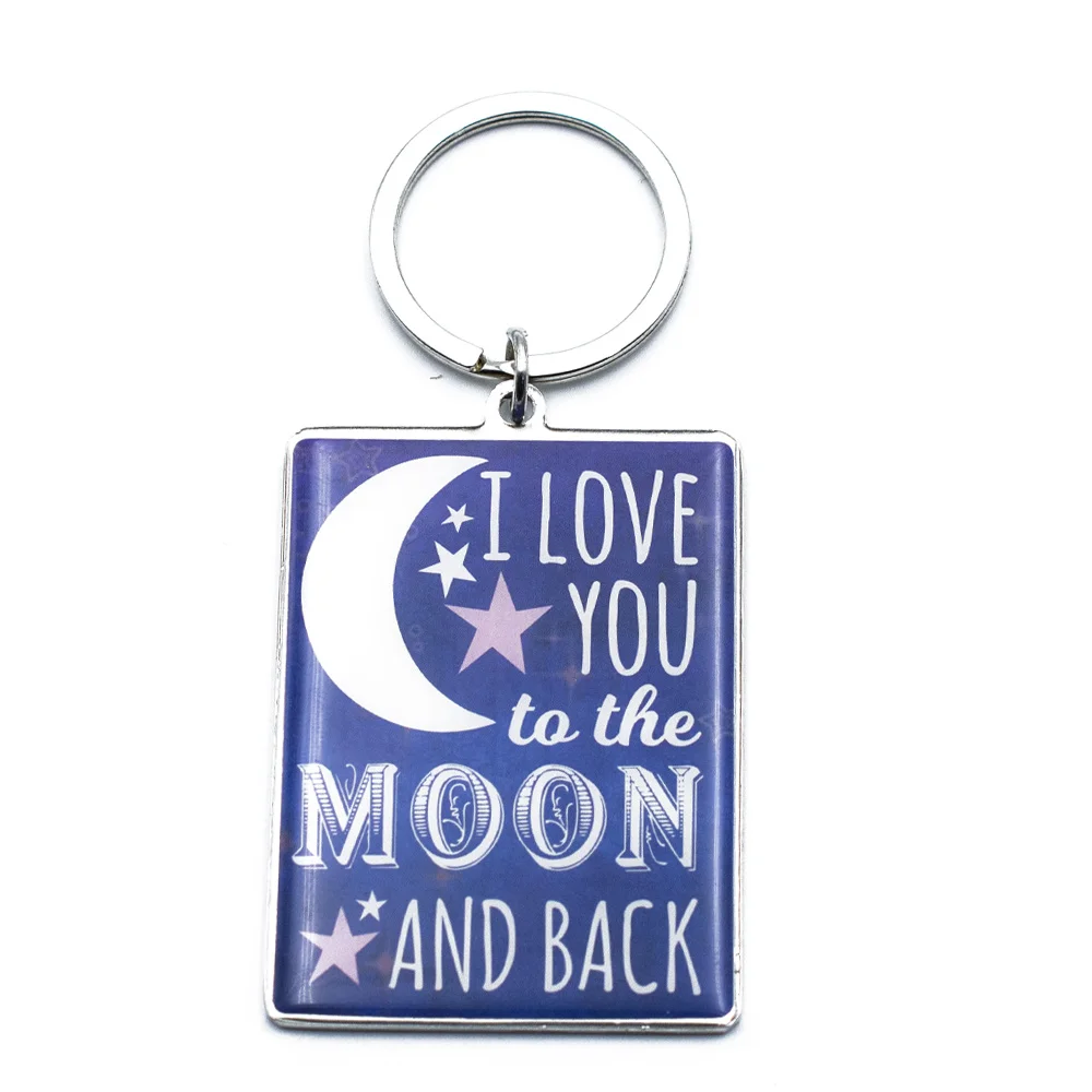 Φωτογραφία προϊόντος: WPL LONDON Μπρελόκ I Love You To The Moon KR184 Μωβ
