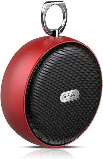 Φωτογραφία προϊόντος: Φορητό ηχείο Bluetooth με micro USB και καλώδιο υψηλής ποιότητας 4W 3.7V V-TAC SPKR SKU7716 BT Speaker Micro USB High End Cable 800mah Battery Κόκκινο