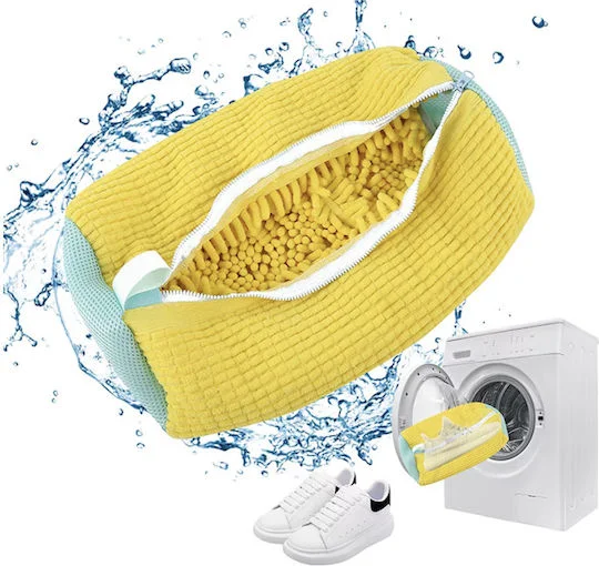 Φωτογραφία προϊόντος: Shoe Washing Bag Sports Shoe Washing Bag Boot Slipper Washing Pouch Reusable Shoe Washing Pouch Fits All Types Sizes Shoes Laundry Bag Shoe Washing Box Yellow 39cm*19cm