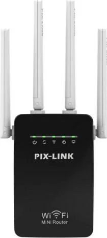 Φωτογραφία προϊόντος: Pix-Link LV-WR09 WiFi Extender Single Band (2.4GHz) 300Mbps Black