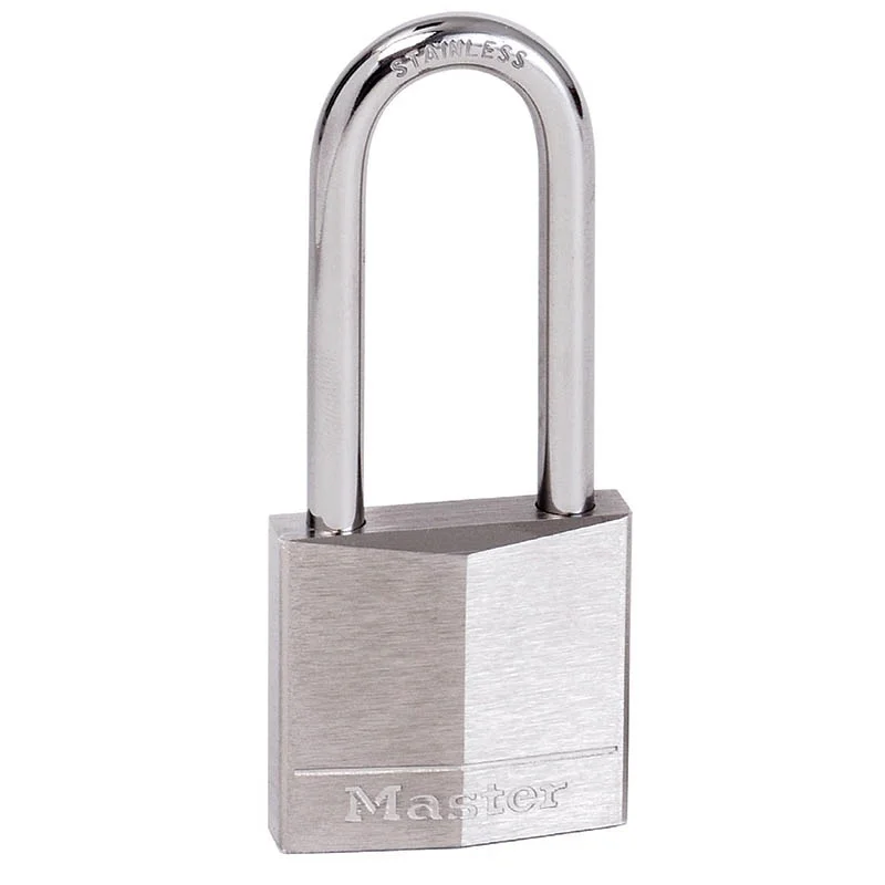 Φωτογραφία προϊόντος: Masterlock 639DLJ Λουκέτο Μπρούτζινο Επινικελωμένο Μακρύλαιμο Inox 30mm
