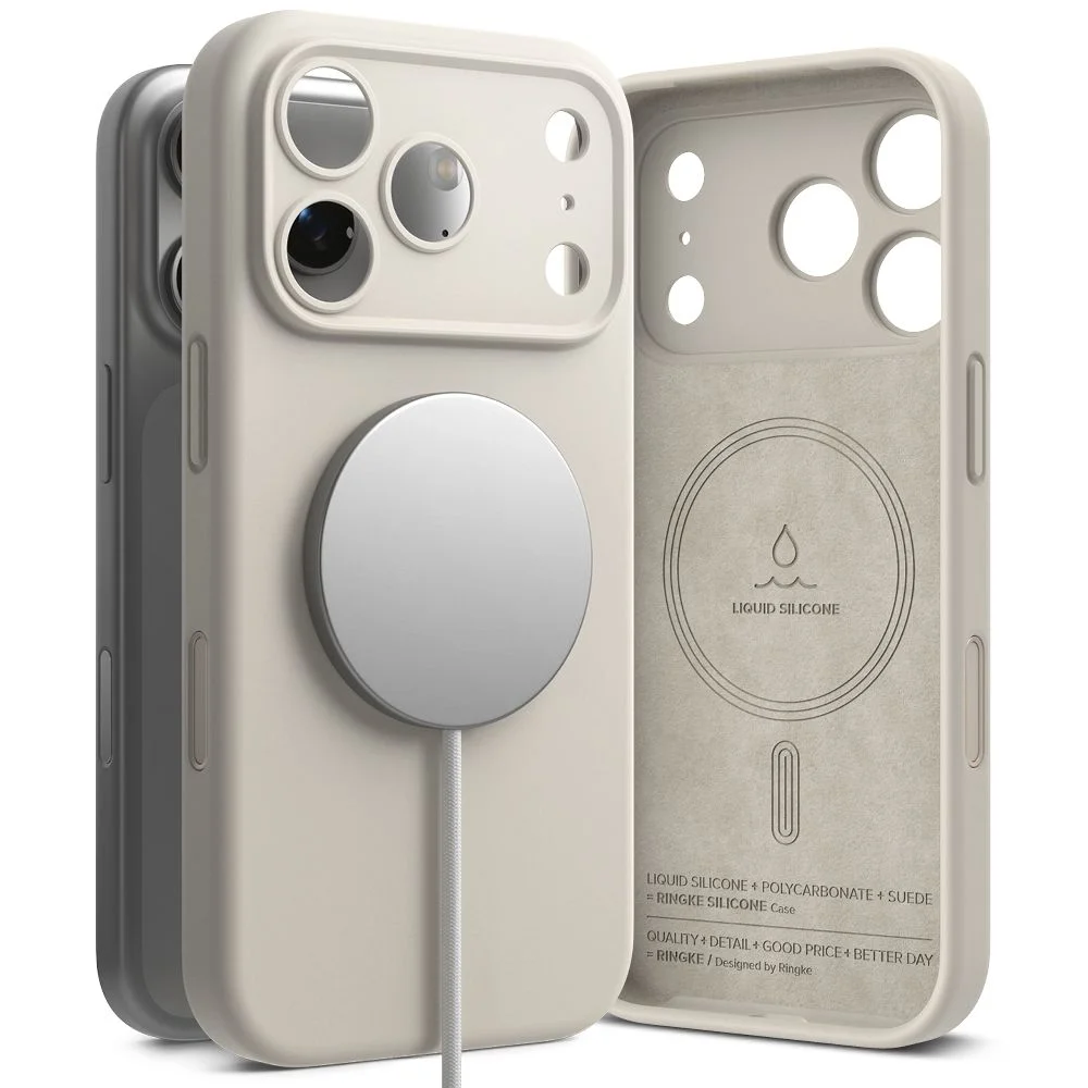 Φωτογραφία προϊόντος: Ringke iPhone 17 Pro Case Silicone Magnetic Stone