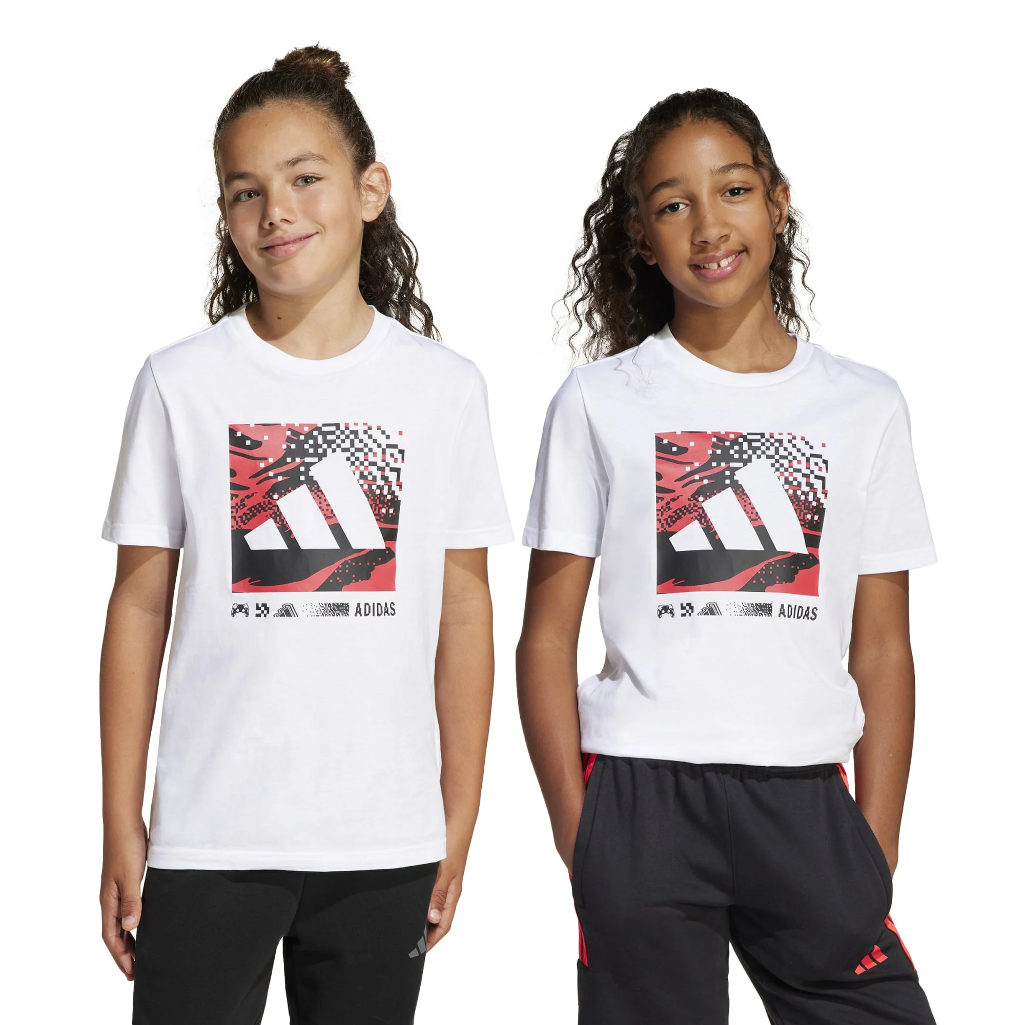 Φωτογραφία προϊόντος: JD4642 - ADIDAS J CAMO LOGO TEE WHITE Color