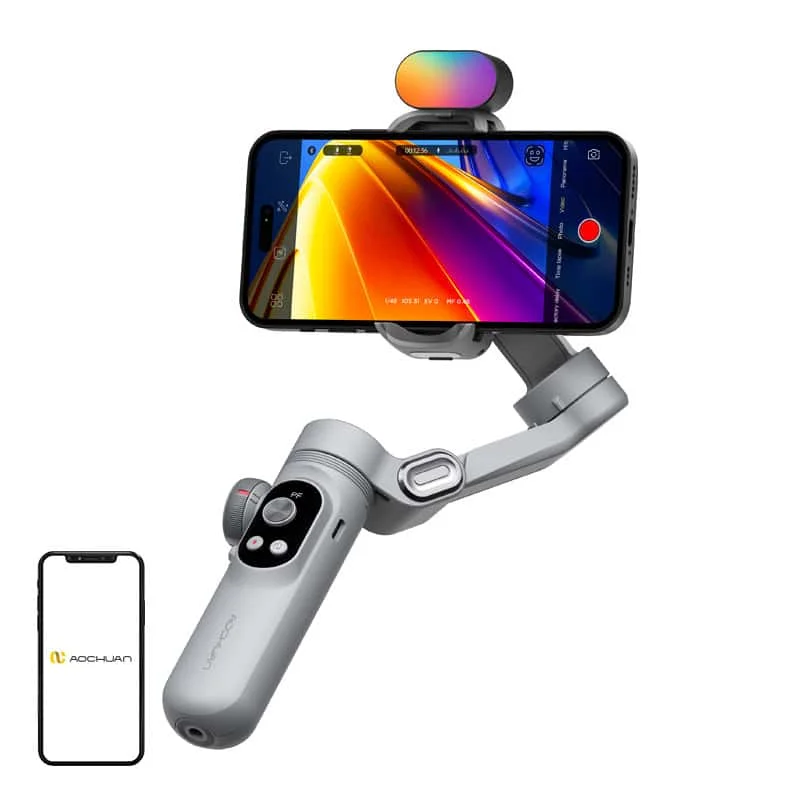 Φωτογραφία προϊόντος: Gimbal AOCHUAN X Pro RGB (grey)