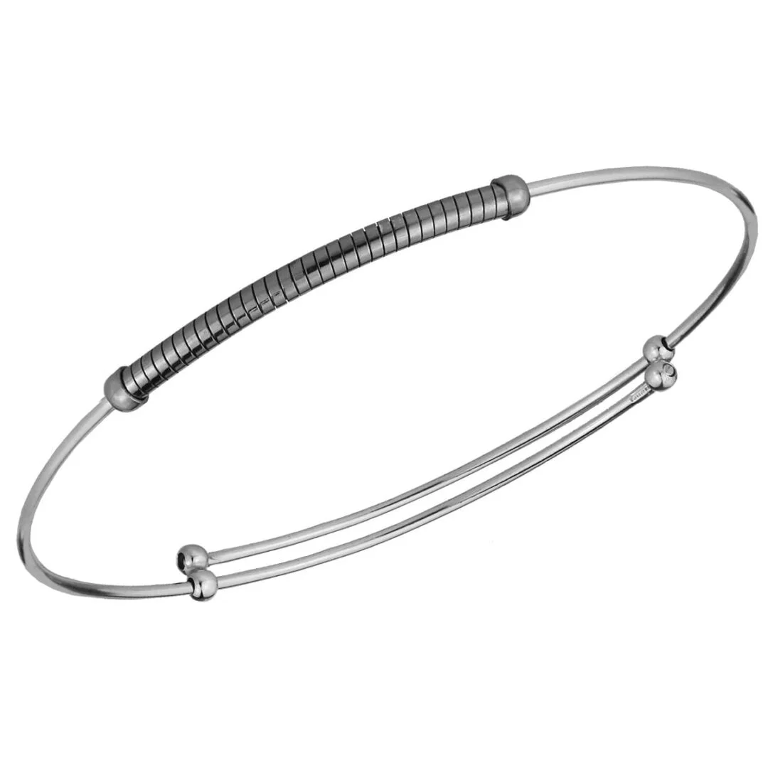 Φωτογραφία προϊόντος: Bangle Βραχιόλι από ασήμι 925° «Σπείρα»