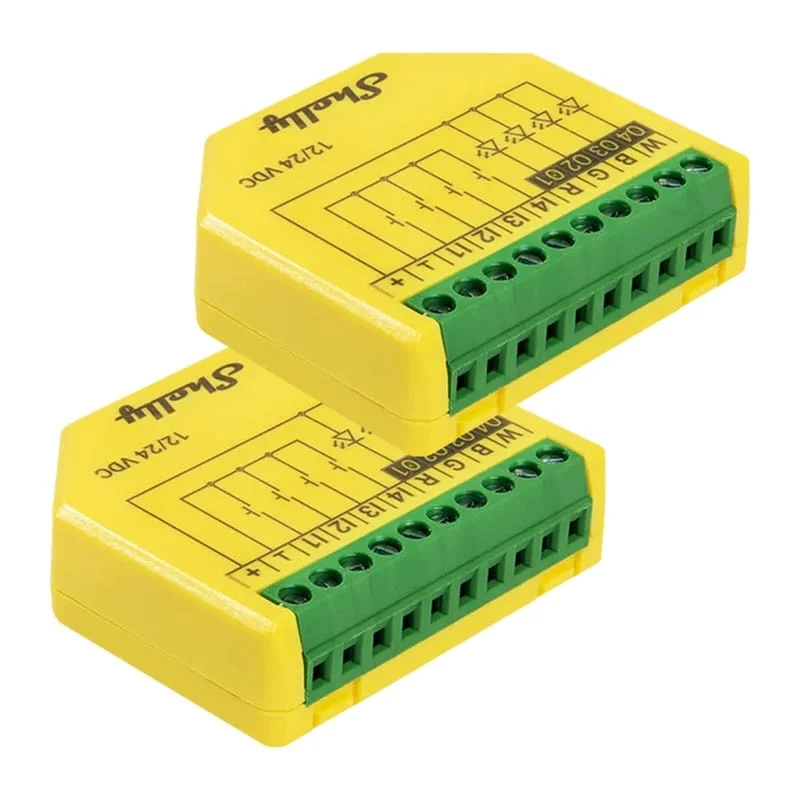 Φωτογραφία προϊόντος: Shelly Plus RGBW PM LED Strip Controller, WiFi/Bluetooth 2 pcs