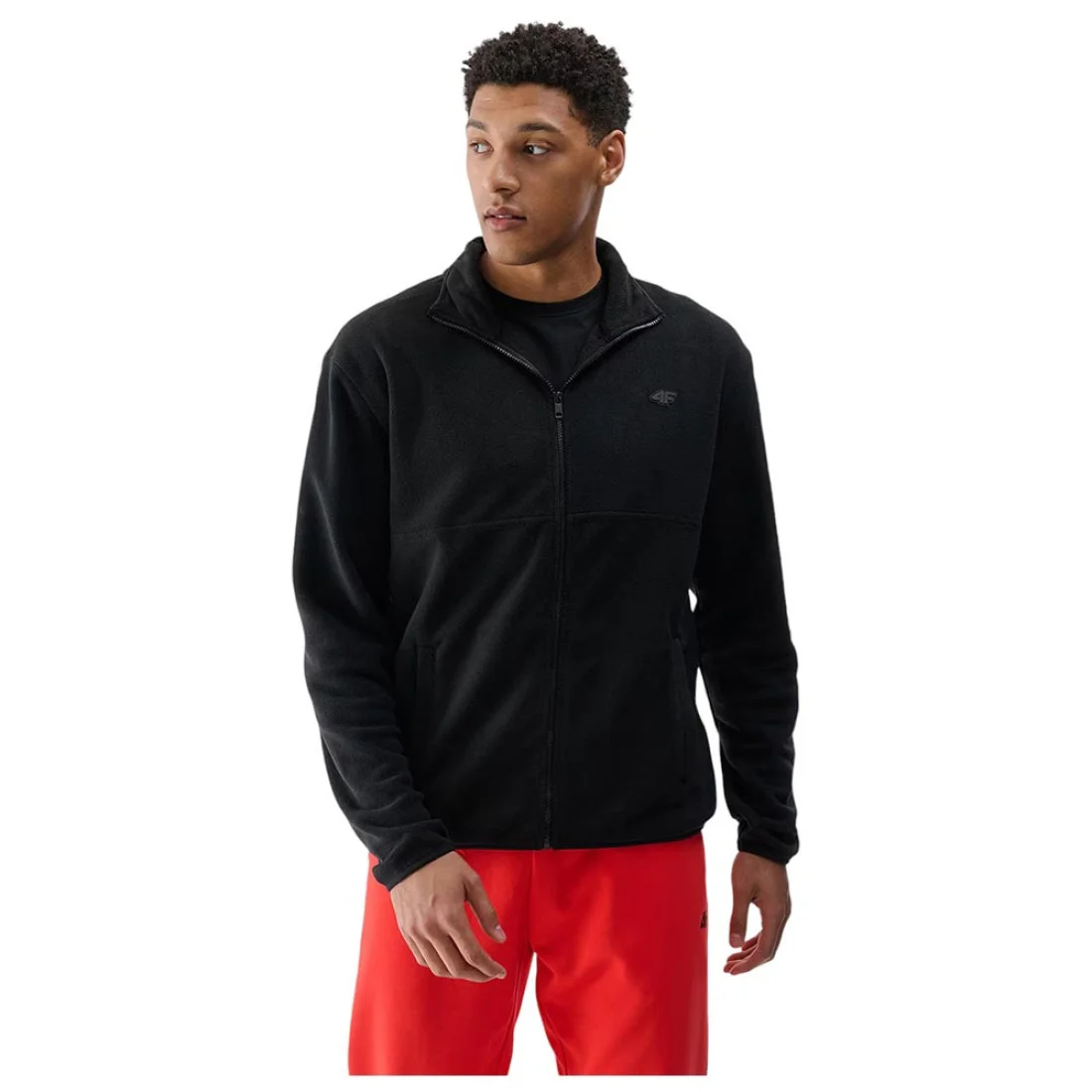 Φωτογραφία προϊόντος: 4F Ανδρική ζακέτα Fleece 4FWMM00TFLEM316-20S Μαύρη