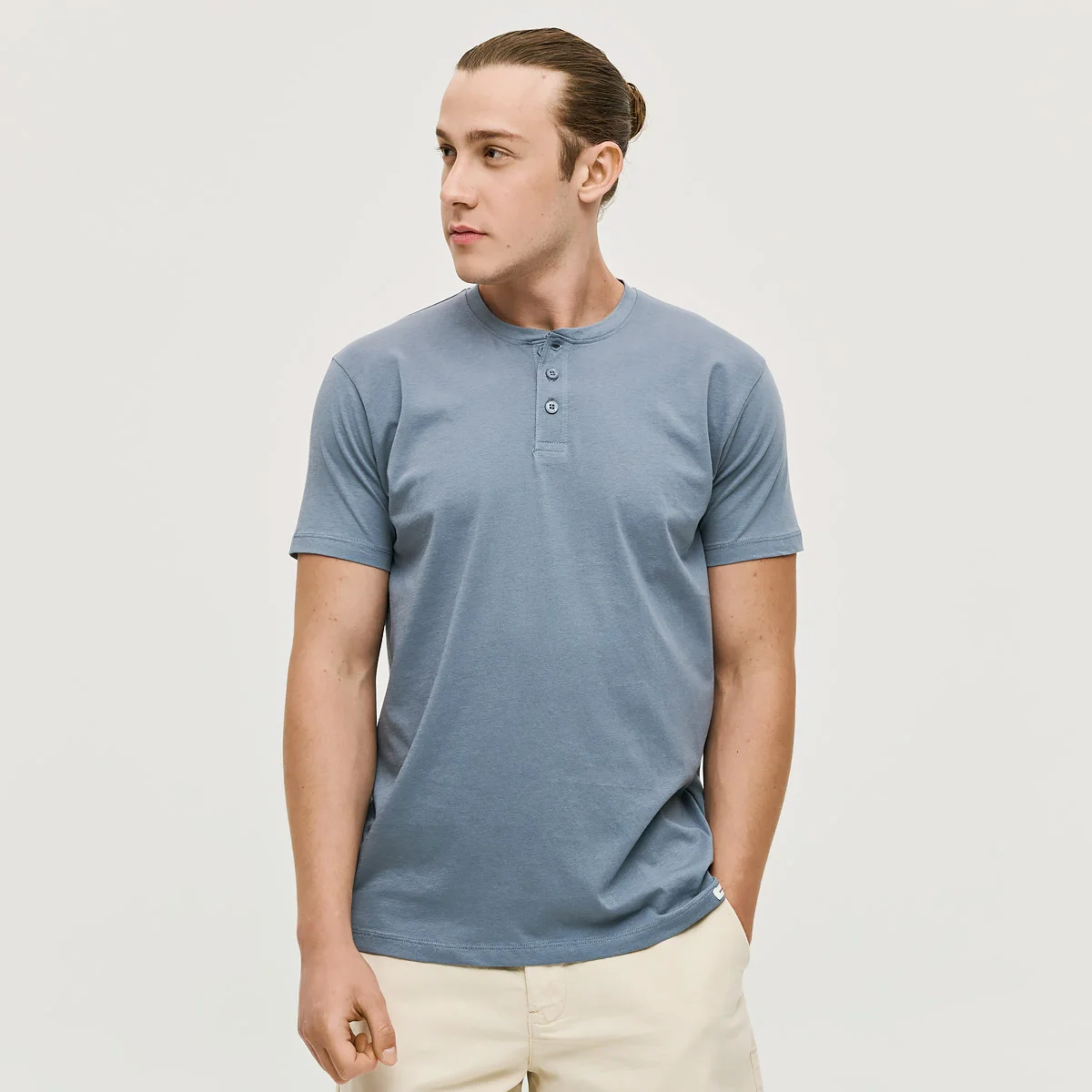 Φωτογραφία προϊόντος: Ανδρικό T-shirt Με Κουμπιά Ραφ Brokers