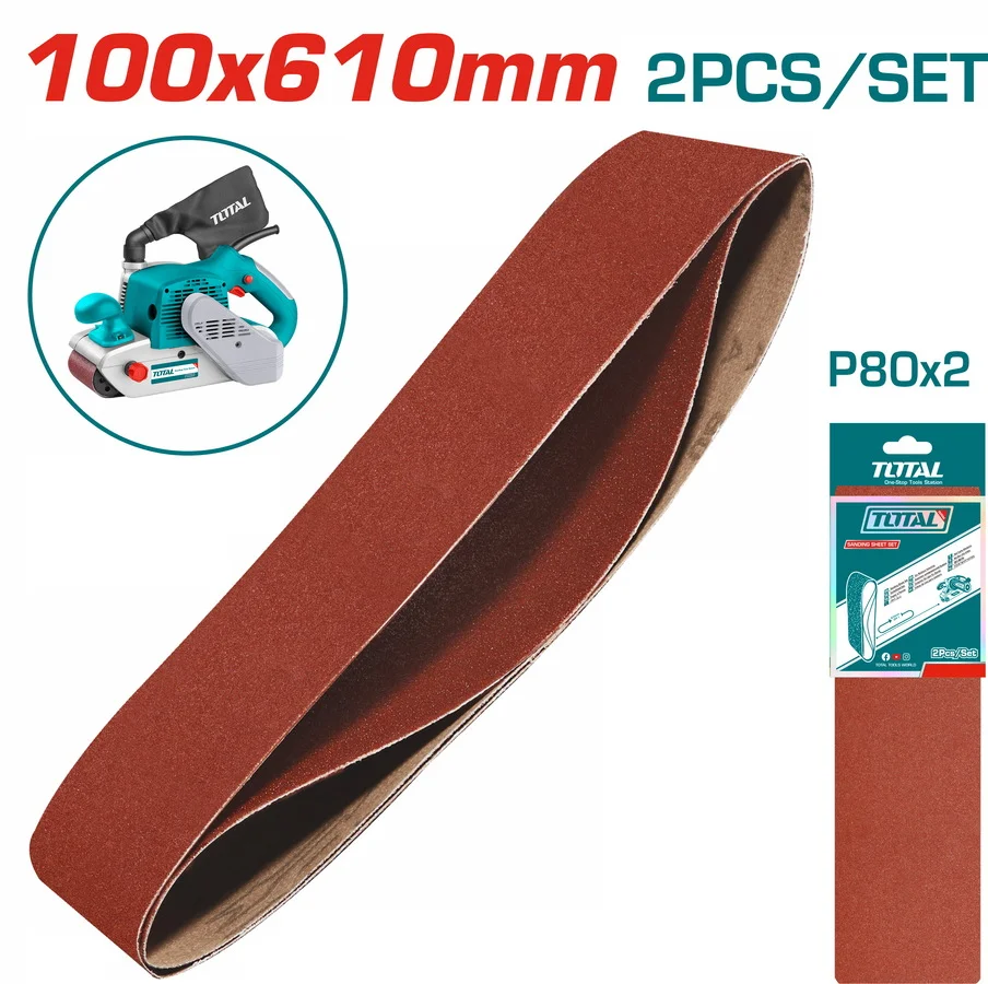 Φωτογραφία προϊόντος: TOTAL ΣΕΤ ΓΥΑΛΟΧΑΡΤΑ 100X610mm P80 2ΤΕΜ ΓΙΑ TBS12001 (TAC750802)