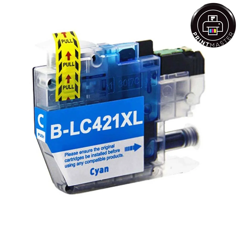 Φωτογραφία προϊόντος: Συμβατό μελάνι Brother LC- 421 XL C (LC421XLC) (Cyan)