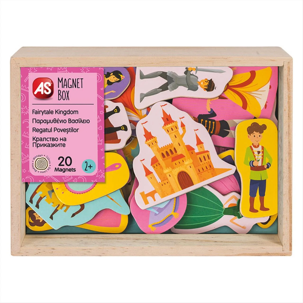Φωτογραφία προϊόντος: As Company Magnet Box Wooden Princesses Παραμυθένιο Βασίλειο 2+ - 1029-64046