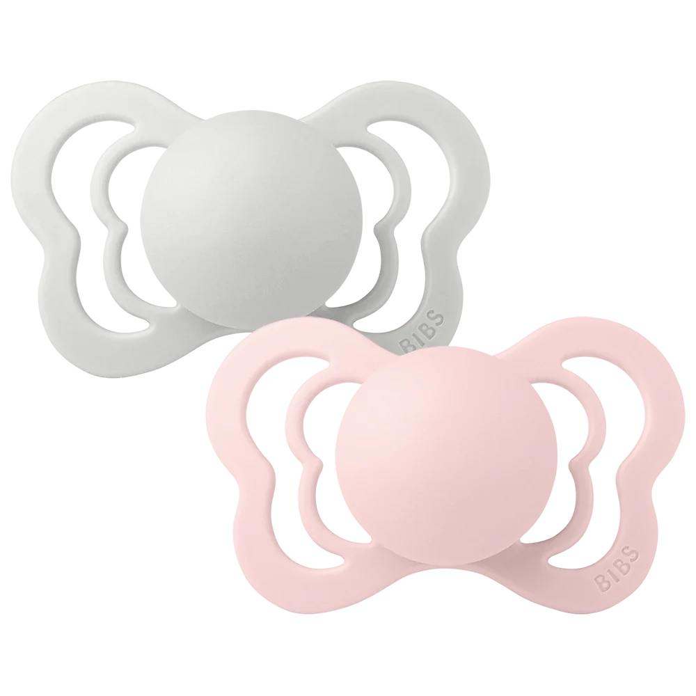Φωτογραφία προϊόντος: Πιπίλα Bibs Couture Σιλικόνης 2 Pack Haze/Blossom 6-18 μηνών