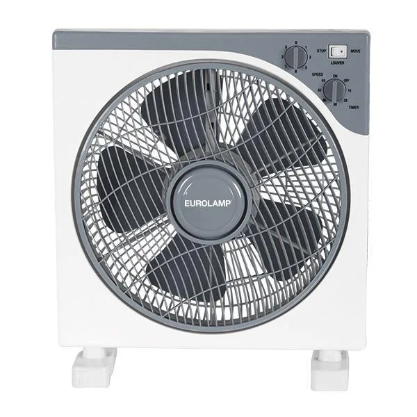 Φωτογραφία προϊόντος: ΑΝΕΜΙΣΤΗΡΑΣ BOX FAN ΤΕΤΡΑΓΩΝΟΣ ΑΣΠΡΟ-ΓΚΡΙ Φ37 45W