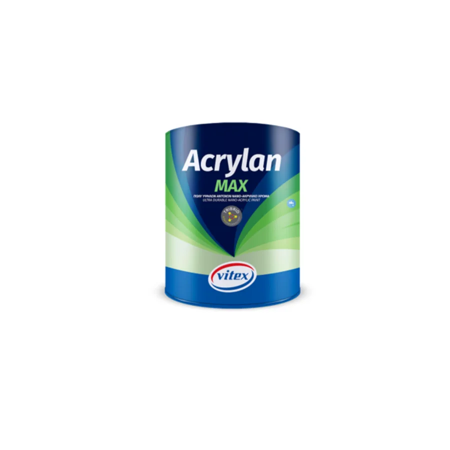 Φωτογραφία προϊόντος: Vitex ACRYLAN MAX ΝΑΝΟ-ΑΚΡΥΛΙΚΟ Καινοτόµο Ματ Χρώµα Τριυβριδικής (TRIBRID) Νανοτεχνολογίας Λευκό 10 lt