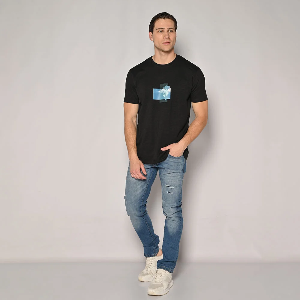 Φωτογραφία προϊόντος: T-shirt Ανδρικό Camaro Με Σχέδιο Black