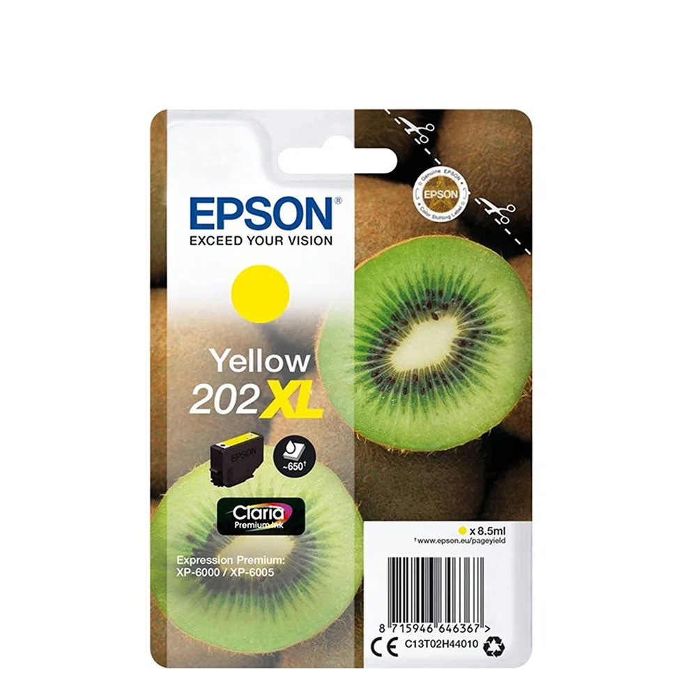 Φωτογραφία προϊόντος: Epson Μελάνι Inkjet 202XL Yellow (C13T02H44010) (EPST02H440)