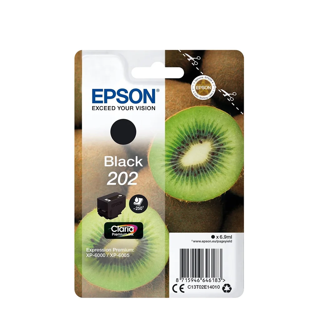 Φωτογραφία προϊόντος: Epson Μελάνι Inkjet 202 Black (C13T02E14010) (EPST02E140)