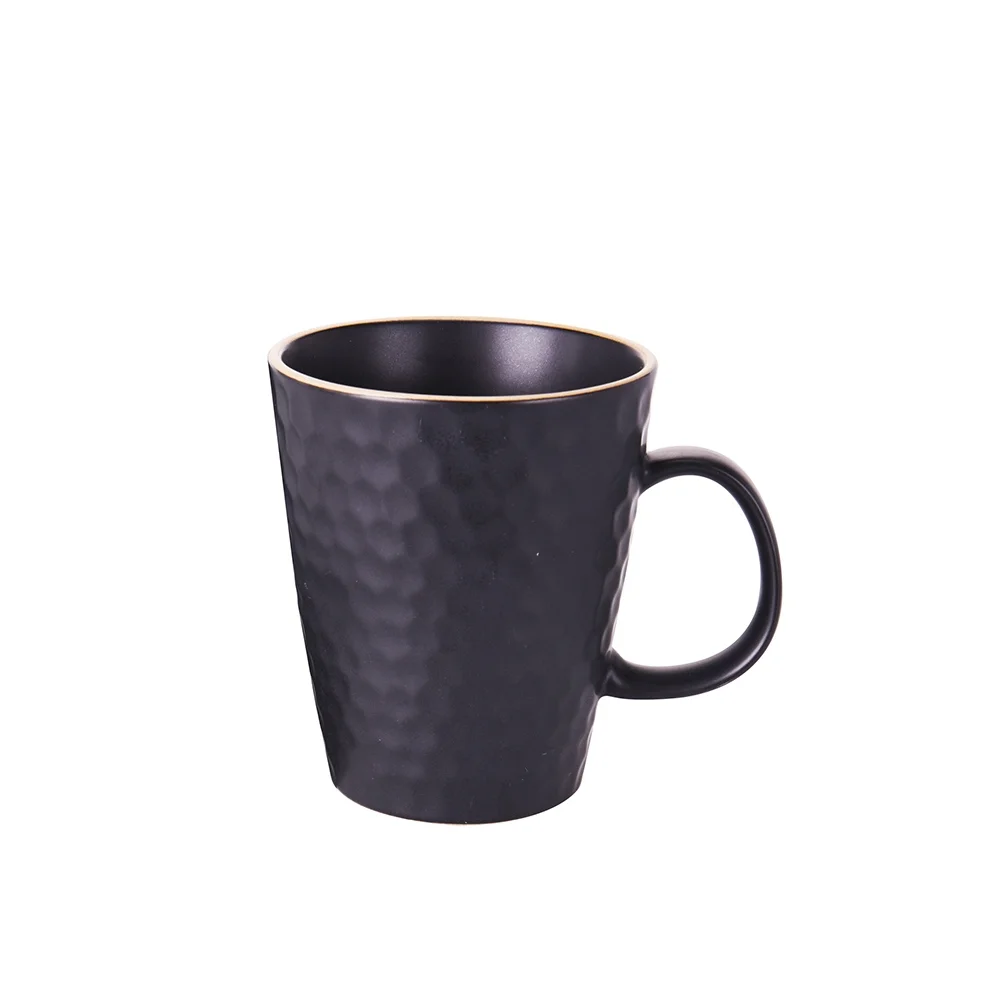 Φωτογραφία προϊόντος: Κούπα Stoneware 425ml σφυρήλατο φινίρισμα, ανθρακί χρ. 9x9x11
