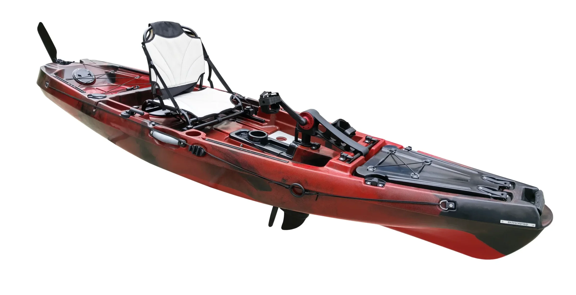 Φωτογραφία προϊόντος: CARIBBEAN SEA KAYAKS 10’4″ ΚΟΚΚΙΝΟ CAMO ΣΚΛΗΡΟ ΠΟΔΗΛΑΤΙΚΟ HDPE KAYAK ΜΕ ΠΡΟΠΕΛΑ